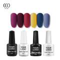 OEM long lasting uv top coat gel nail polish for nail salon